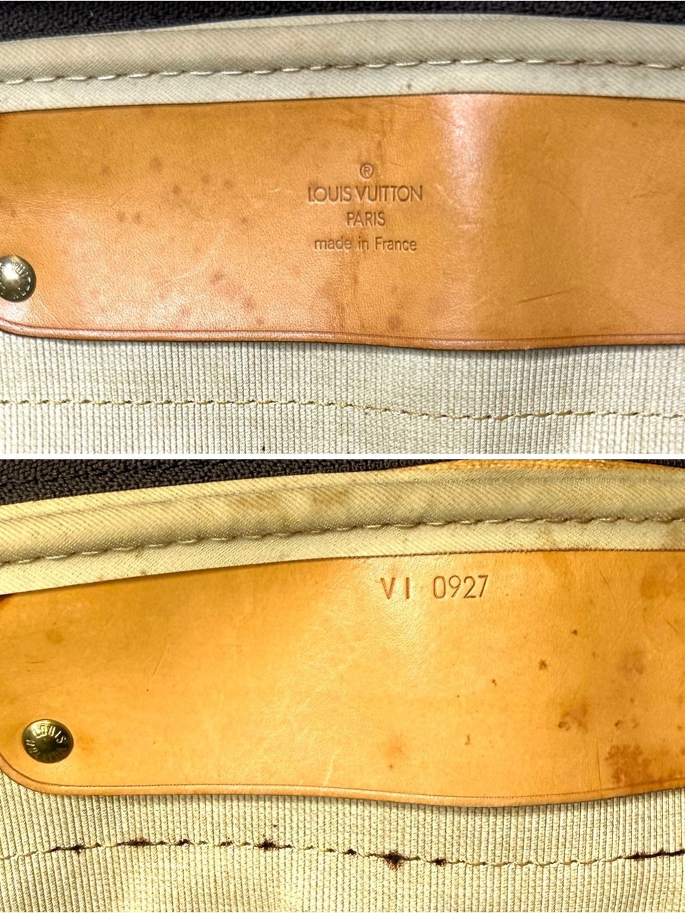 Authentic Louis Vuitton Alizé travel bag M41392 monogram LV brown canvas large - Picture 11 of 16